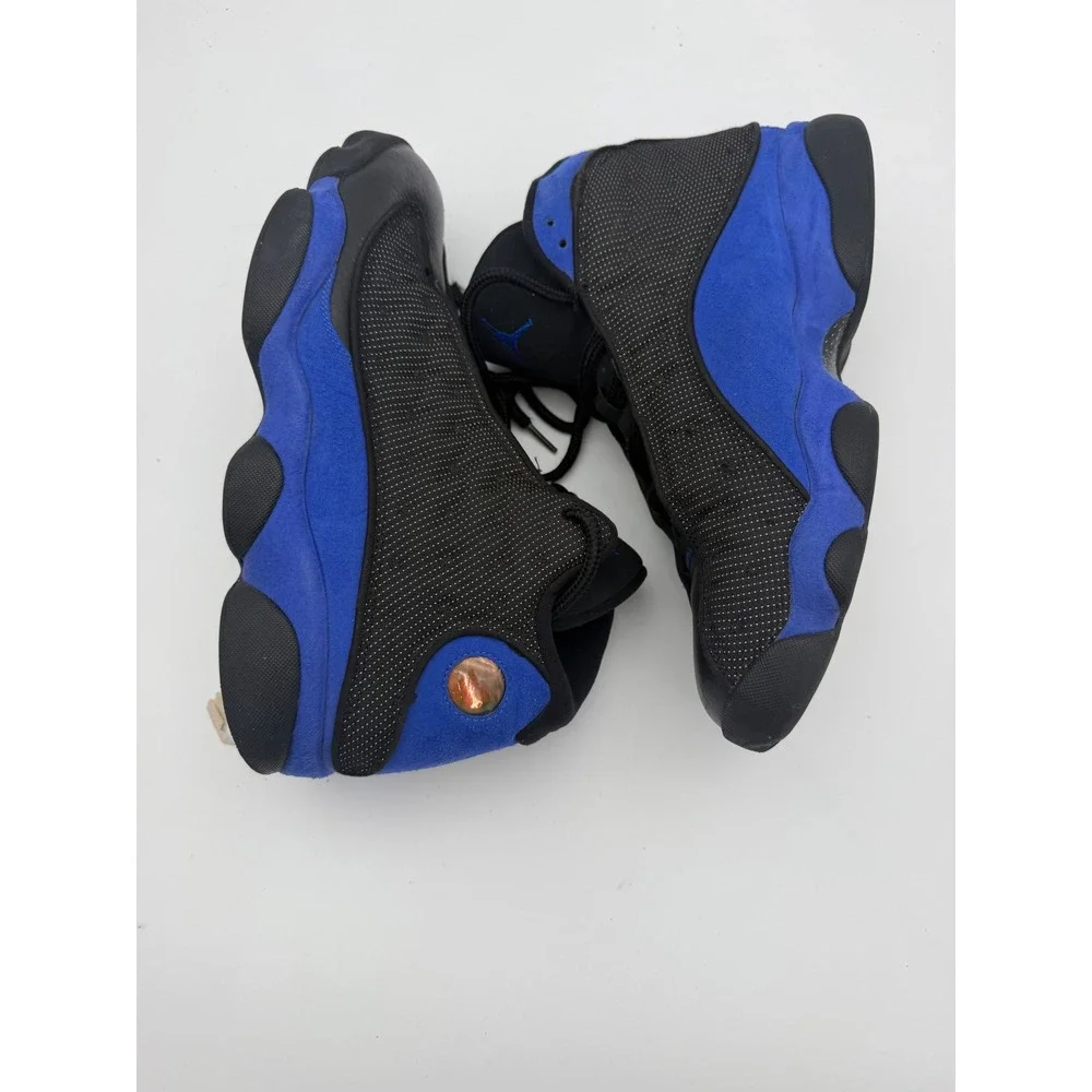 Jordan 13 Retro Hyper Royal Black Blue Sneakers 414571-040 Mens 12